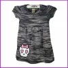 Babysitter's Nightmare - Grey Burnout Bow Skull Dress