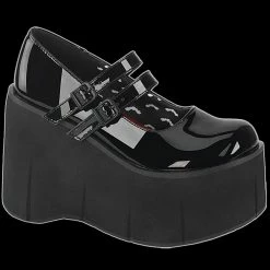 Demonia/Pleaser Shoes Shoes & Boots Demonia - KERA Black Patent MJ Platform Wedge Shoe