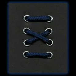 Shoe Stuff 30 Eyelet Navy Blue Round Laces (356 Cm / 140 in)