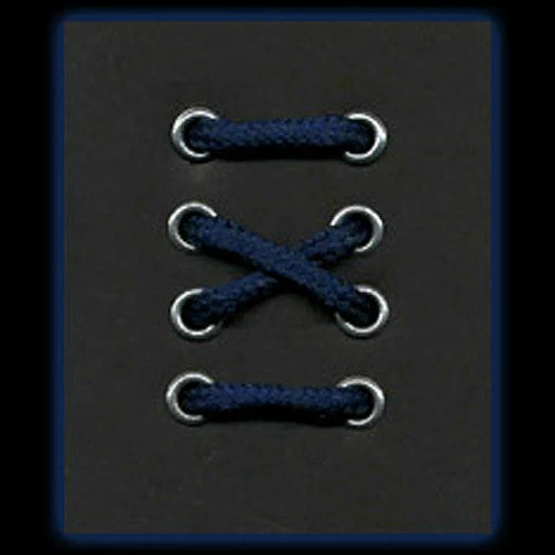 6-7 Eyelet Navy Blue Round Laces (102 Cm / 40 In) Shoe Stuff 3 6-7 Eyelet Navy Blue Round Laces (102 Cm / 40 In) Shoe Stuff