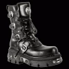 New Rock - Quake 4 Buckle Boot Shoes & Boots