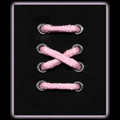 Shoe Stuff 4-5 Eyelet Pink Round Laces (76 Cm / 30 In)