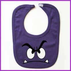 Babysitter's Nightmare - Purple Monster Bib Kid's Stuff