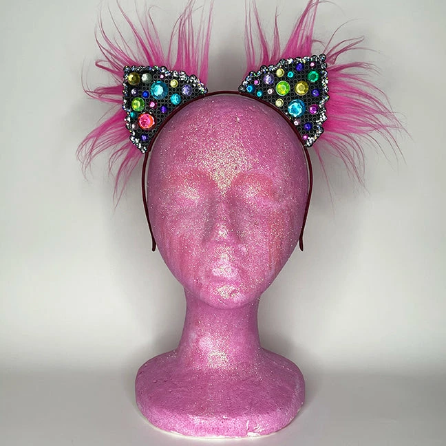 Vixens And Angels Kandi Kitten Ears Rainbow Sparkle Ears 4 Vixens And Angels Kandi Kitten Ears Rainbow Sparkle Ears