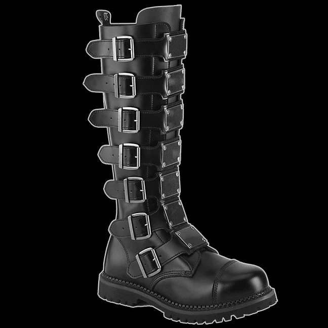 Demonia/Pleaser Shoes Shoes & Boots Demonia - Riot Damned 21MP Steel-Toe Boot 3 Demonia/Pleaser Shoes Shoes & Boots Demonia - Riot Damned 21MP Steel-Toe Boot