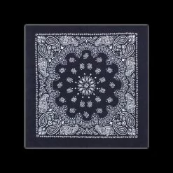Rothco - Navy & White Paisley Print Bandana