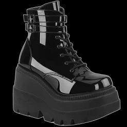 Demonia/Pleaser Shoes Shoes & Boots Demonia - SHAKER-52 Black Patent