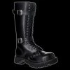 Steel Boots STEEL - 20 Eyelet Black 2 Buckle Steel-Toe Boot Shoes & Boots 2 Steel Boots STEEL - 20 Eyelet Black 2 Buckle Steel-Toe Boot Shoes & Boots