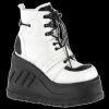 Demonia/Pleaser Shoes Demonia - STOMP-13 White Shoes & Boots