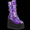 Demonia/Pleaser Shoes Shoes & Boots Demonia - SWING-230 Purple Hologram Vegan Leather
