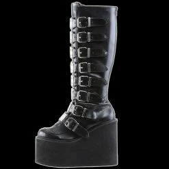 Demonia/Pleaser Shoes Demonia - Swing 815 Black Vegan Leather Shoes & Boots