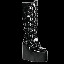 Demonia/Pleaser Shoes Demonia - SWING-815 Black Patent Vegan Leather