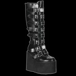 Demonia/Pleaser Shoes Demonia - Swing 815 Black Vegan Leather Shoes & Boots