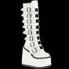 Demonia/Pleaser Shoes Demonia - SWING-815 WHITE VEGAN LEATHER Shoes & Boots