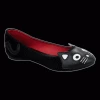 Shoes & Boots TUK - Black Suede Kitty Flat Shoe