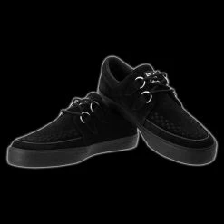 TUK - Black Suede D-Ring VLK Creeper Sneaker Shoe