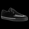 Shoes & Boots TUK - Black + White Suede D-Ring VLK Creeper Sneaker Shoe