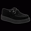 TUK - Black Suede Low-Sole Viva Creeper Shoe