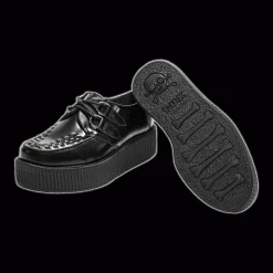 TUK - Black Leather Viva Mondo Creeper Shoe Shoes & Boots