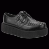 TUK - Black Leather Viva Mondo Creeper Shoe Shoes & Boots 2 TUK - Black Leather Viva Mondo Creeper Shoe Shoes & Boots
