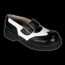 TUK - Black & White Wingtip Mary Jane Shoe Shoes & Boots