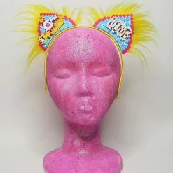 Vixens And Angels Kandi Kitten Ears Yellow Submarine